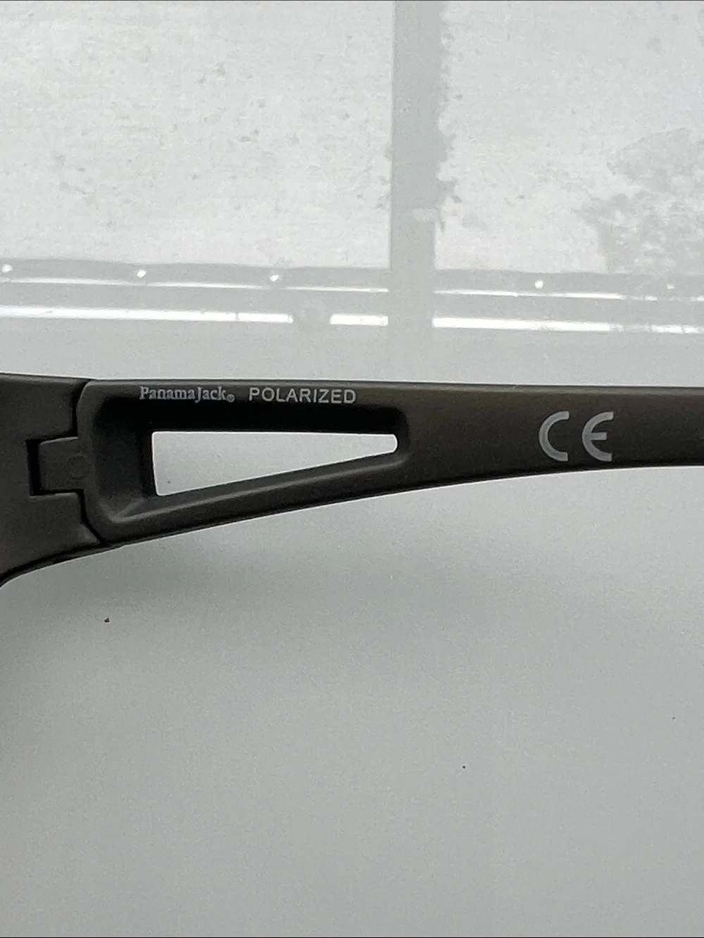Panama Jack Polarized Black Sport Wrap Sunglasses